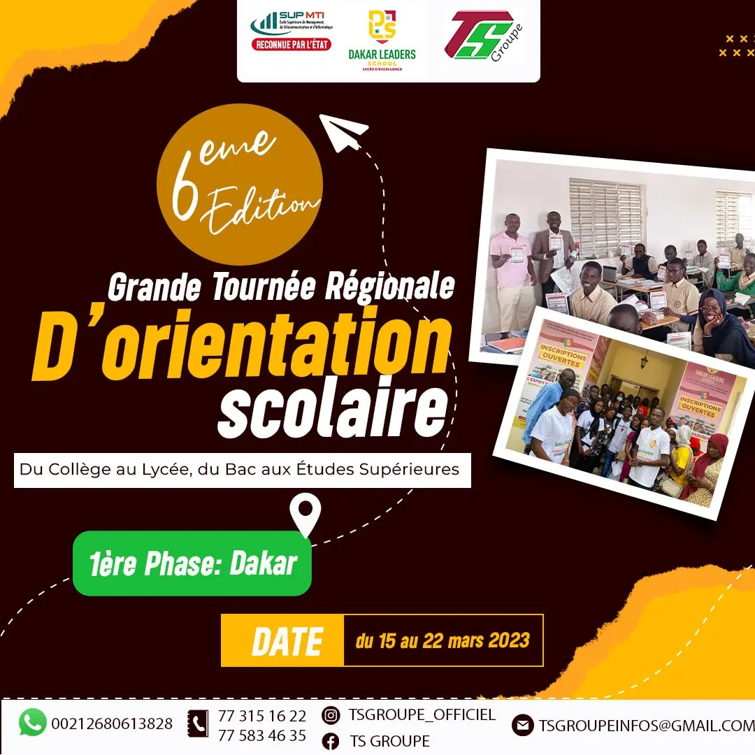 Affiche 6ème édition tournée d'orientation TS Groupe